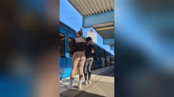 video of Hot Swedish girls in the train