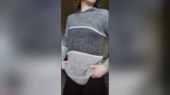 video of Shes flashing at Work