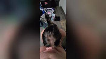 video of sucking out his cum