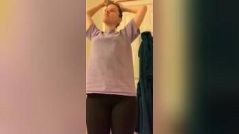 video of Hot amateur blonde teen striptease