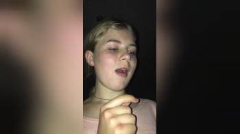 video of snacking while getting fucked