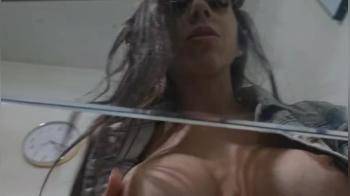 video of fondling her big tits