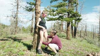 video of She shows him outside what she can do