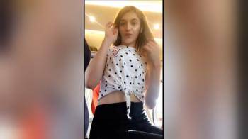 video of Publicly Flashing on Train