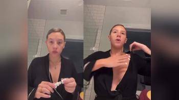 video of Oops tit Slip on webcam