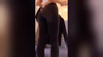 video of Model dressing room swallow