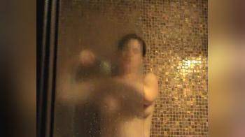 video of My Chubby Busty Sister under shower