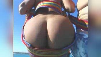 video of butt naked parasailing pt 2