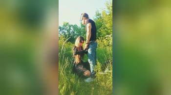 video of Amateru couple having outdoor sex