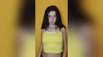video of cute babe flashing her titties