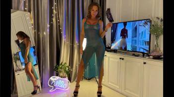 video of Non Nude But A Green See Through
