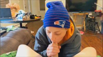 video of Every Time the Patriots Lose, She Sucks a Random Cock