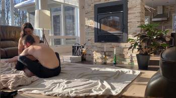 video of Couple having sex on the living-room floor