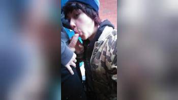 video of Skate girl blow