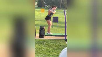 video of Short Skirt Golf Girl