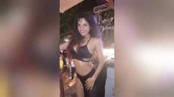 video of Latina dancing for you at nightclub
