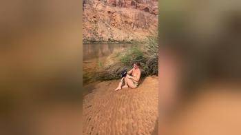 video of Getting naked at the lake