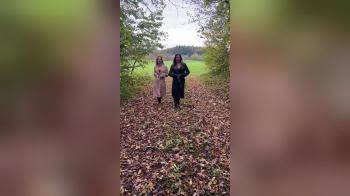 video of Two woman posing for fun