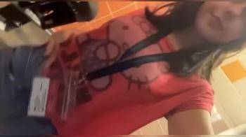 video of teasing in the school bathroom