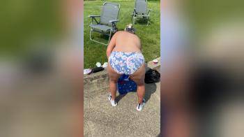 video of More topless wife fishing on vacation