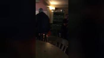 video of Being very naughty in public bar