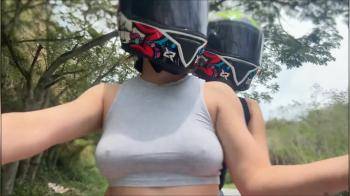 video of I Picked up a DIDI Client without a Bra and she Noticed my Big Tits