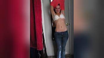 video of strip show in her room