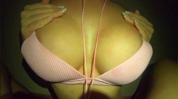 video of Perfect Boobs For Sloppy Titjob Before Going To Bed