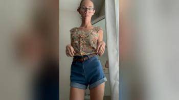 video of Sister stripping for the camera