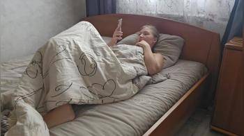 video of Masturbation while Watching Porn - Morning Orgasm at Home