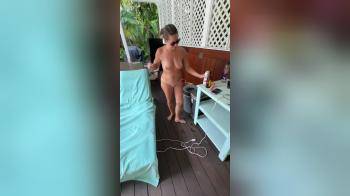 video of Wife getting ready for sexy time