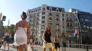 video of candid girl ass hot in white dress