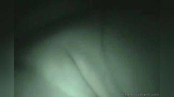 video of Fingering shaved pussy in the dark