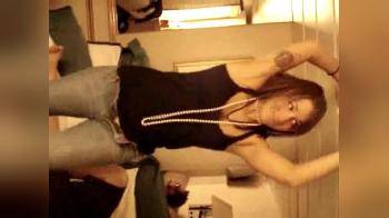 video of dancing in the hotel room