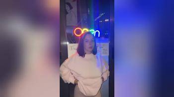 video of Big Tits Flashed on a Public Street