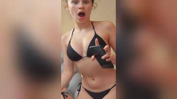 video of olivia standing up bikini