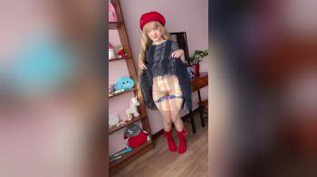 video of dress lift reveals bush