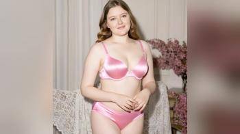 video of holly pink bra and panties