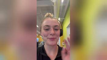 video of A slut leaving the gym