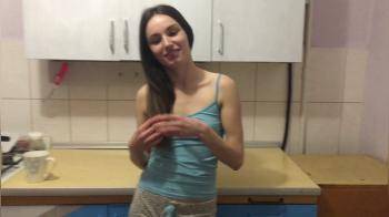 video of Skinny GF enjoying a good fuck