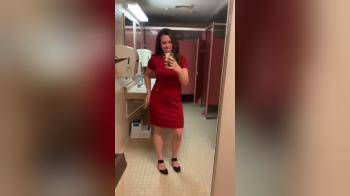 video of Morman Woman in Bathroom