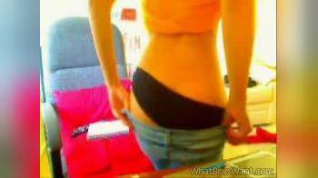 video of stupid french msn girl show her ass