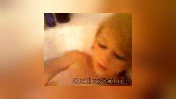 video of playing in the bath