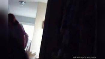video of katie in bathroom