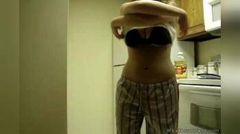 video of big ass tits in kitchen