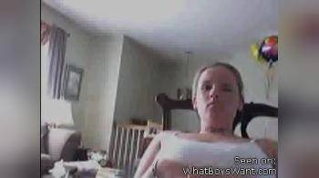 video of showing tits on webcam