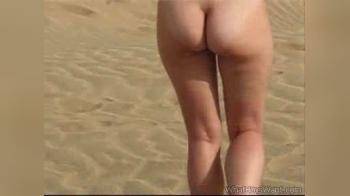 video of nude walk in the sand 