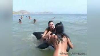 video of nekkid on a whale