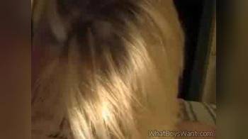 video of hot blonde blows