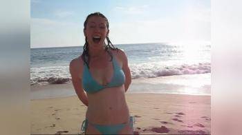 video of bikini babe. great tits. dirty talk